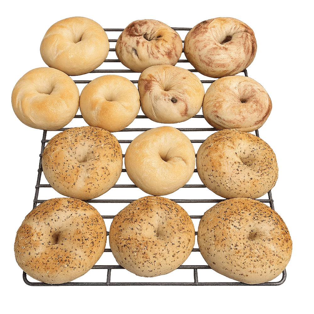 Fresh bagels and pastries