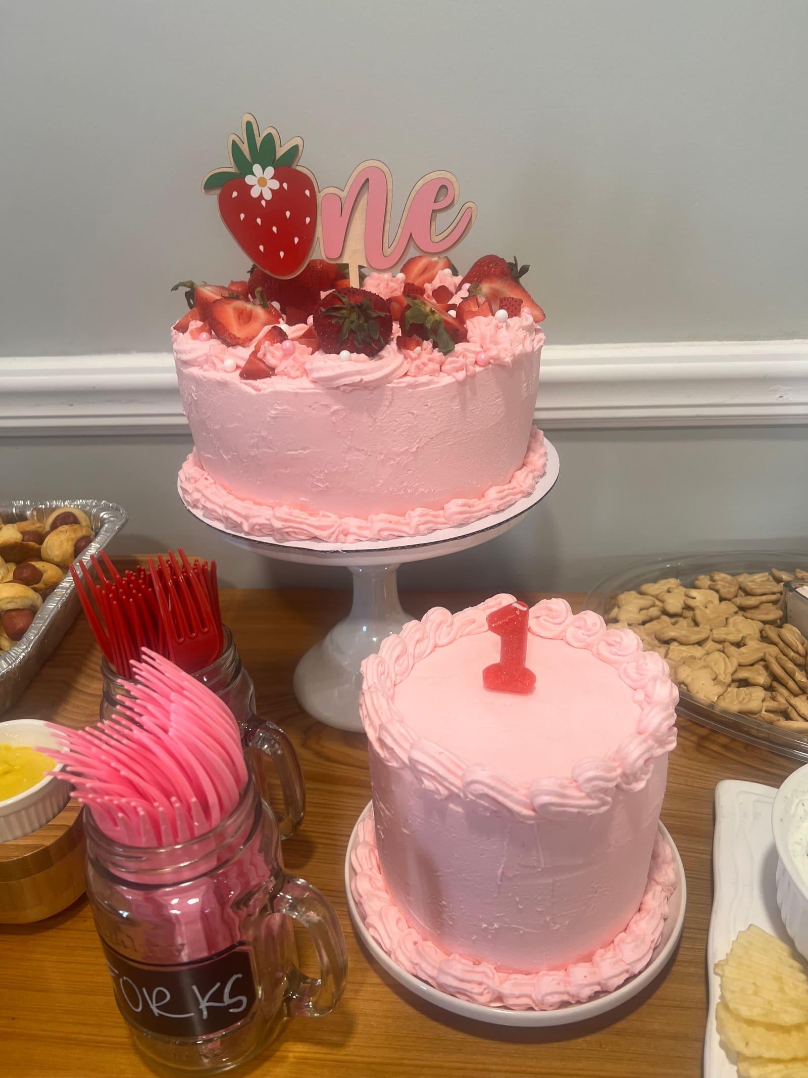 Birthday Cake - Strawberry One