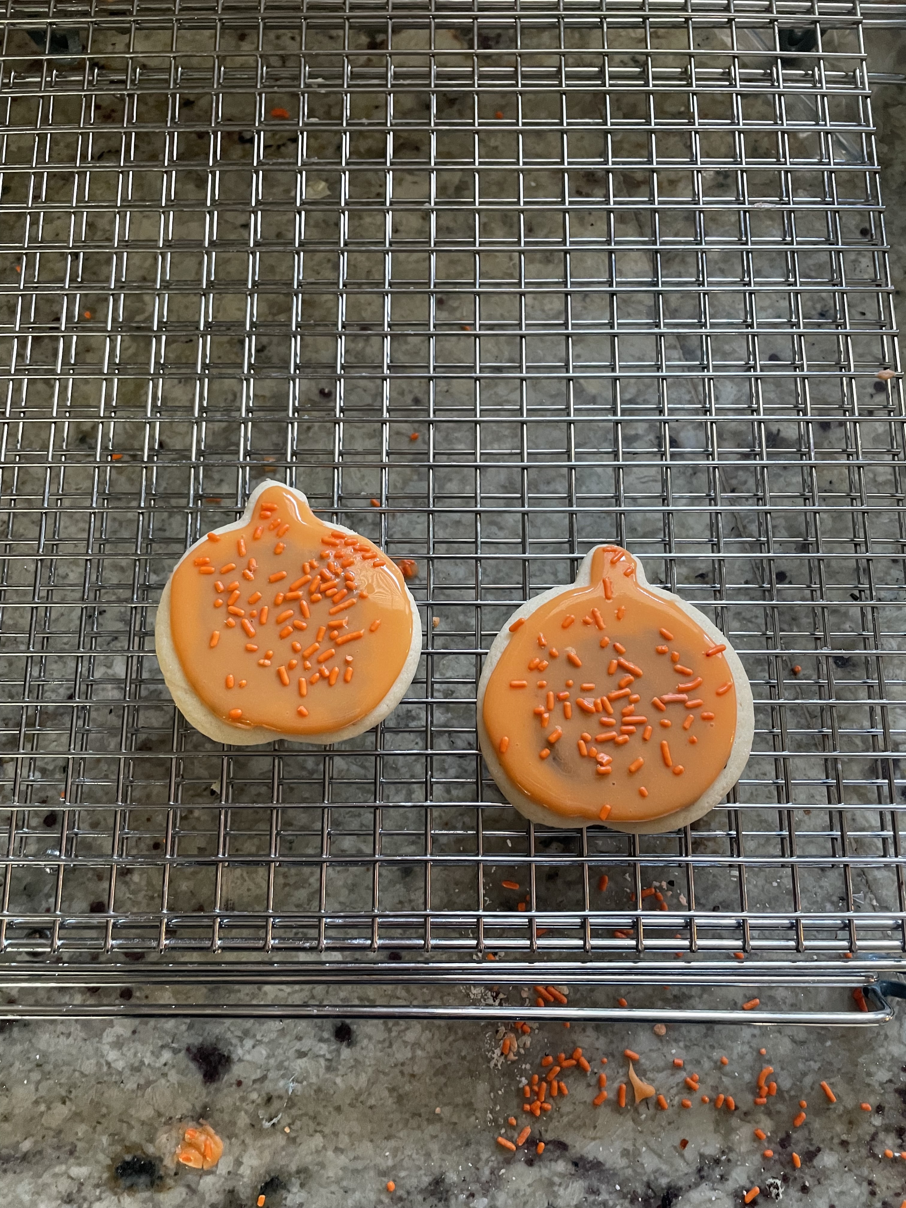 Pumpkin Sugar Cookies